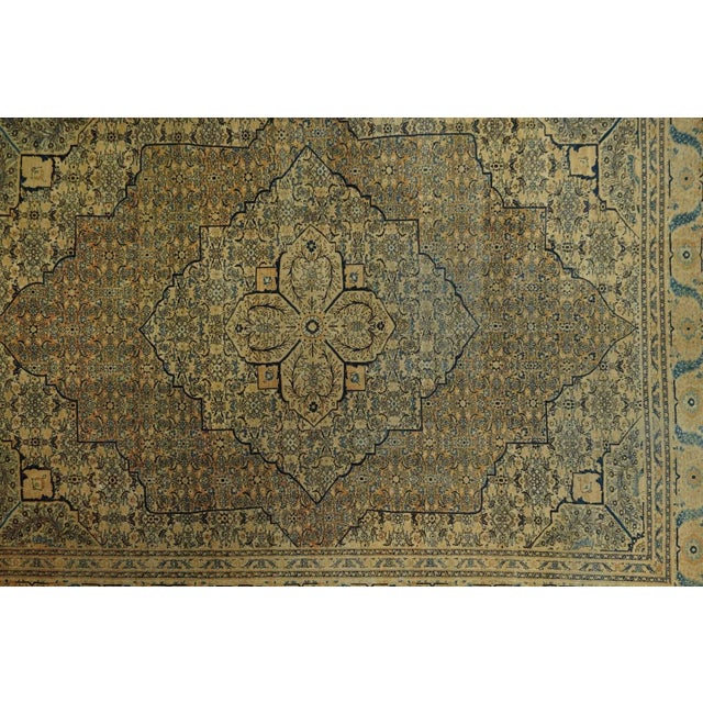 Late 18th Century Antique Tabriz Rug 9'1'' x 11'10'' For Sale In New York - Image 6 of 9