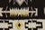 Modern Navajo Style Handmade Wool Area Rug in Black, Cream & Ochre Accent For Sale - Image 4 of 8