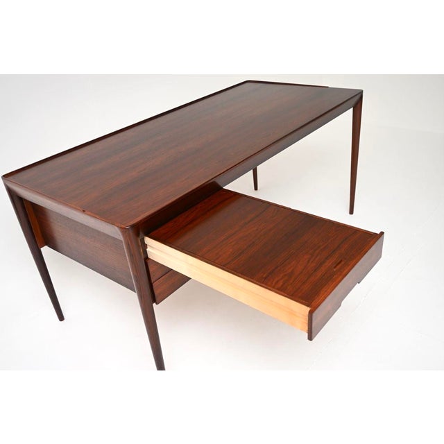 Vintage Danish Model 36 Desk attributed to Erik Riisager Hansen for Haslev, 1960 For Sale - Image 4 of 11