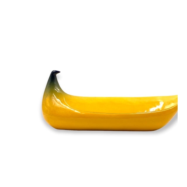 Yellow Ceramic Banana Sculpture from Zanolli Nove Italy, 1970s For Sale - Image 12 of 18