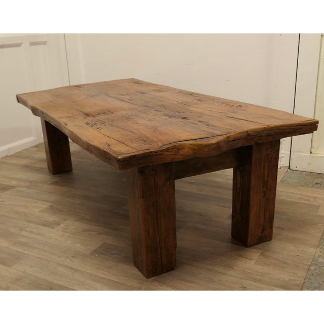 Very Rustic Farmhouse Coffee Table This is a traditional Rustic Farmhouse coffee table, it has very attractive live edge...