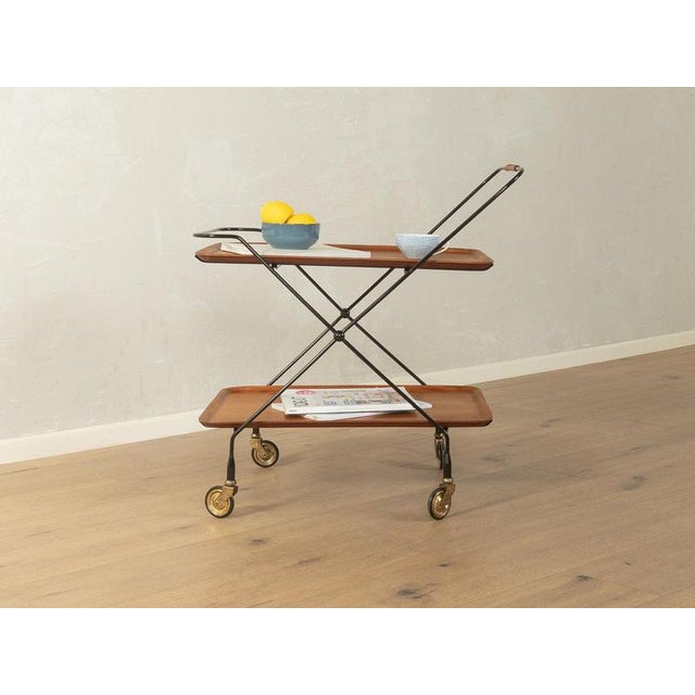 1960s Serving Trolley, Ary Fanérprodukter Nybro consummate design: perfect proportions and visible attention to...