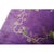 1920s Antique Purple Vase Bird Chinese Handknotted Art Deco Wool Room Size Rug For Sale - Image 9 of 9