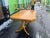 Traditional Vintage Wood Dining Table and Six Dining Chairs For Sale - Image 3 of 13
