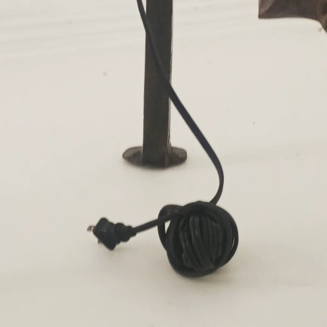 Vintage Wrought Iron Floor Lamp For Sale In Los Angeles - Image 6 of 15