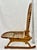 Vintage Mid 1900s Stream Bent Ash Wood & Hand Woven Leather - Hide Folding Low Chair for Canoes, Camping Etc. For Sale - Image 16 of 18
