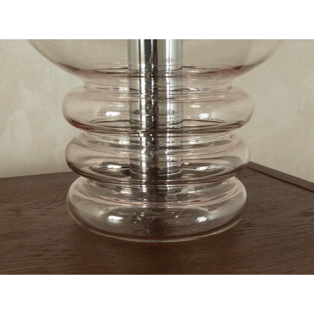 Bulb Table Lamp from Glashütte Limburg, 1970s For Sale - Image 4 of 7