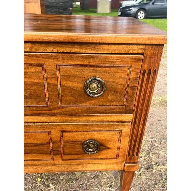French 19th Century Louis XVI Walnut Chest of Drawers For Sale - Image 4 of 6