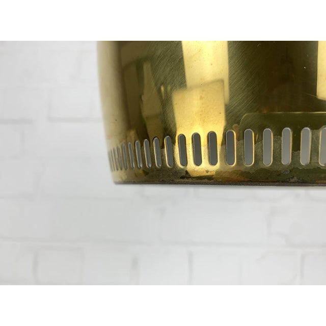 Golden Bell Pendant Lamp in Brass by Alvar Aalto for Louis Poulsen, 1950s For Sale - Image 11 of 18