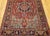 Antique Heriz Serapi Rug, Hand-Knotted Wool, Geometric Pattern, Brick-Red & Blue, 5x7 For Sale - Image 13 of 18