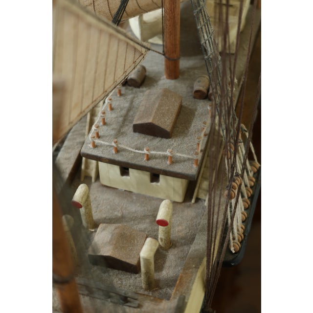 1990s Reliance Ship Boat Model on Stand Chairish