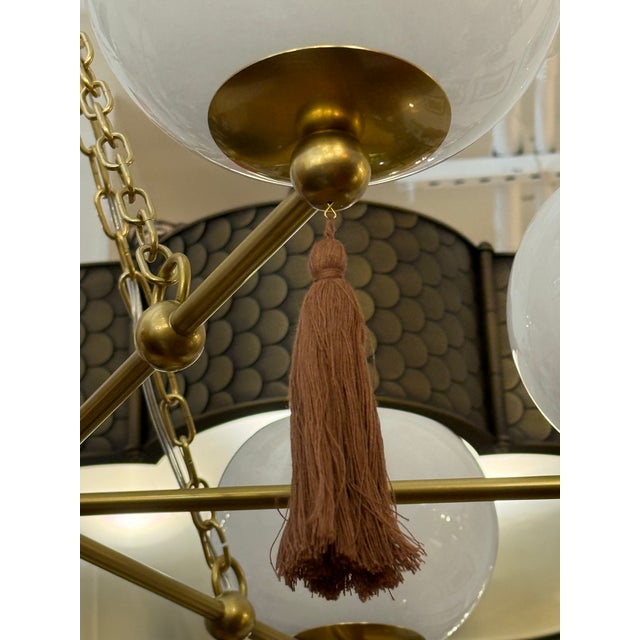 Mandy Cheng for Mitzi Niya Chandelier For Sale - Image 10 of 13