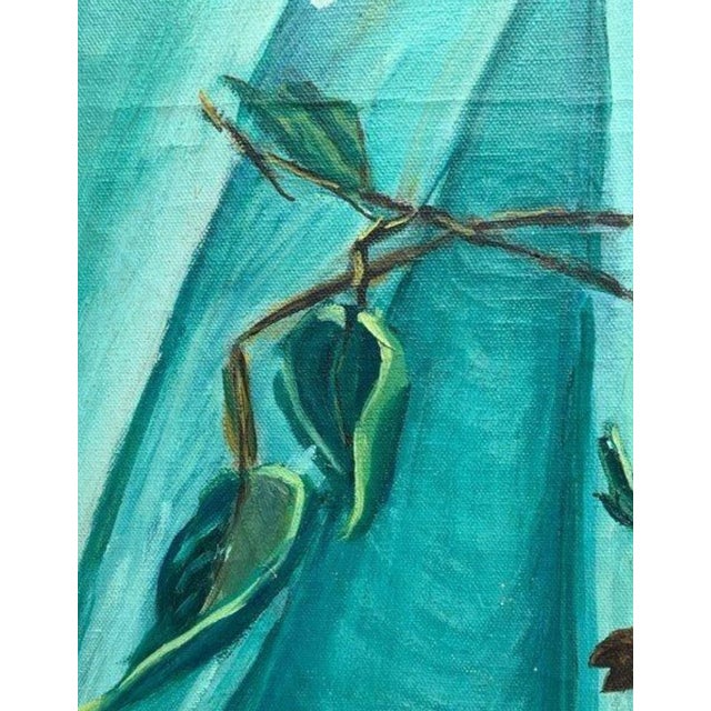 Teal A Love Letter From the Ruins: 1945 Boris Mandrovsky Abstract For Sale - Image 8 of 9