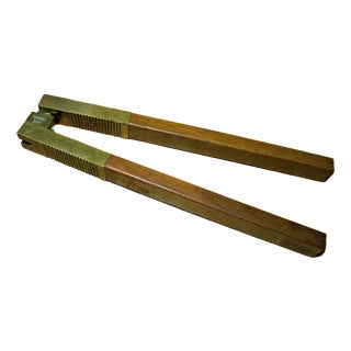 Vintage Art Deco Nutcracker in Bronze and Teak, 1960s For Sale