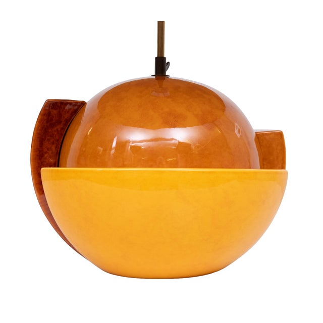 Ceramic Post Modern Ceramic Table Lamp by François Chatain, France, 1980s For Sale - Image 7 of 13