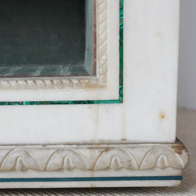 Malachite and Marble Cabinet, 1950s For Sale - Image 18 of 18