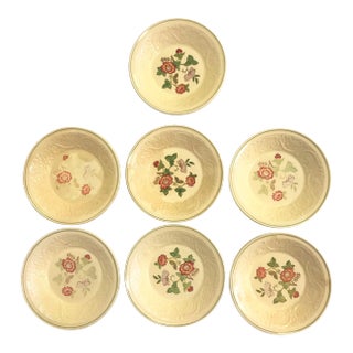 Vintage Wedgwood Patrician Tapestry Collection Small Bowls - Set of 7 For Sale
