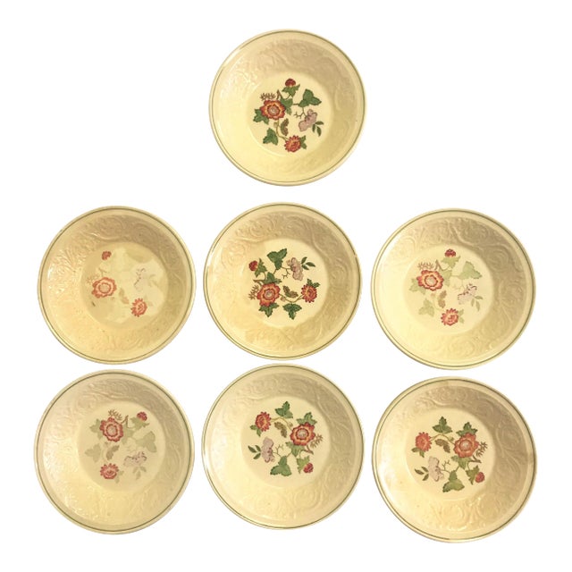 Vintage Wedgwood Patrician Tapestry Collection Small Bowls - Set of 7 For Sale