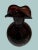 Mid 20th Century Hand‑Blown Amethyst Art Glass Vase With Ruffled Rim For Sale - Image 5 of 8
