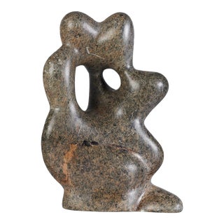 Speckled Stone Biomorphic Sculpture For Sale