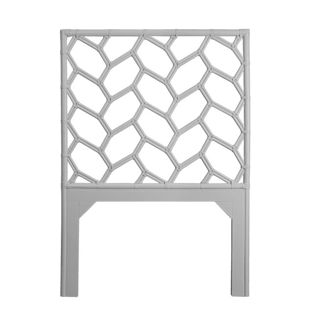 Not Yet Made - Made To Order Silas Standard Bed Twin Extra Long - Light Gray For Sale - Image 5 of 12