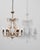 20th Century Italian Rococo Revival Gilt Metal Chandelier With Glass Drops For Sale - Image 4 of 18