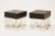 Art Deco Inkwells in Macassar Wood and Crystal, Jacques Adnet Style For Sale In Palm Springs - Image 6 of 13