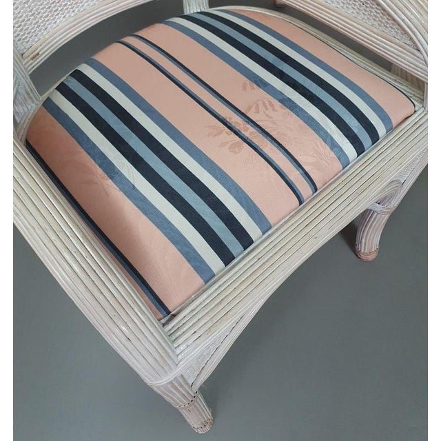 Wood Pencil Reed Dining Table and Chairs, Set of 4 For Sale - Image 7 of 18