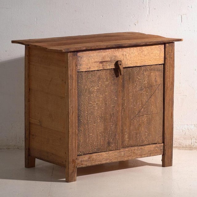 Antique Low Cupboard in Pine, Central Europe, 1870 For Sale - Image 3 of 3
