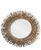 Contemporary Mid Century Curtis Jere Style Metal Eyelash Mirror For Sale - Image 3 of 3