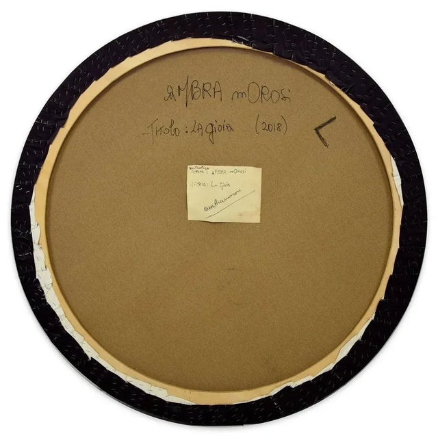 La gioia is an original pressed oil painting on canvas, realized by the italian artist ambra morosi (florence, 1951) in...