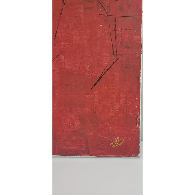 Xavier Descamps, Abstract Composition, 2000s, Acrylic on Canvas For Sale - Image 4 of 6