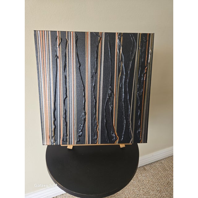 Kōmyō — 光明 Light Emerging from Darkness Kōmyō is an original abstract acrylic painting on canvas. Rich lines of gold,...