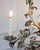 Pair Of Italian Candelabra 20th Century Silver-leaf Wrought Iron Foliate Lamps For Sale - Image 9 of 15