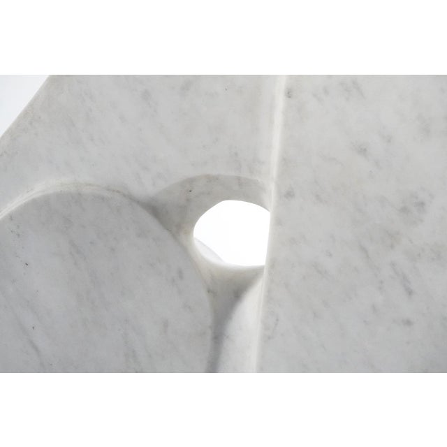 French Artist, Large Abstract Organic Sculpture, 1970s, Marble For Sale - Image 4 of 12