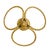 1980s Vintage Gold Gilt Three Ring Metal Hand Towel Holder For Sale - Image 5 of 7