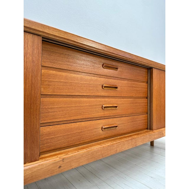 Large Mid-Century Danish Teak Sideboard, 1960s For Sale - Image 5 of 17