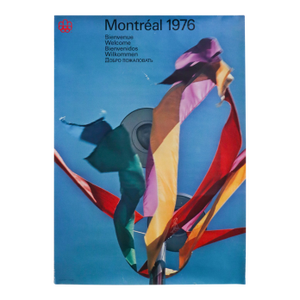 Original 1976 Montreal Olympics Poster - Welcome - Cojo (Medium)
