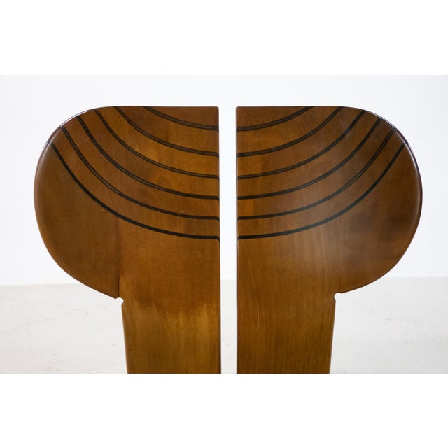 Mid-Century Modern Africa Chairs by Afra & Tobia Scarpa for Maxalto, 1970s, Set of 6 For Sale - Image 10 of 16