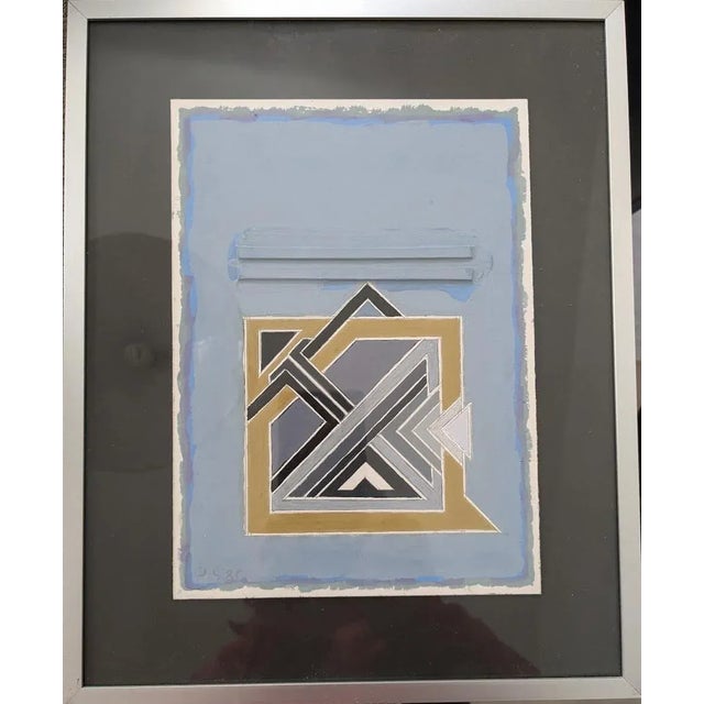 Paper John H. Levee Painting/Collage For Sale - Image 7 of 7