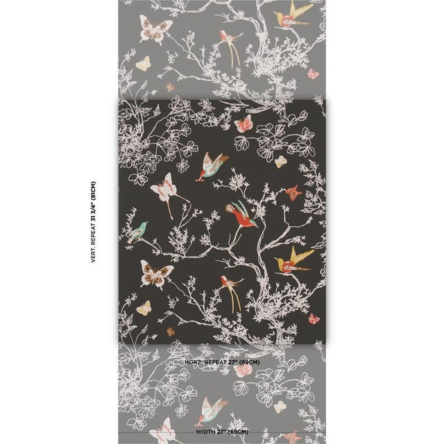 Derived from a hand-printed 1960s wallcovering in our archives, this celebrated pattern features whimsical creatures...