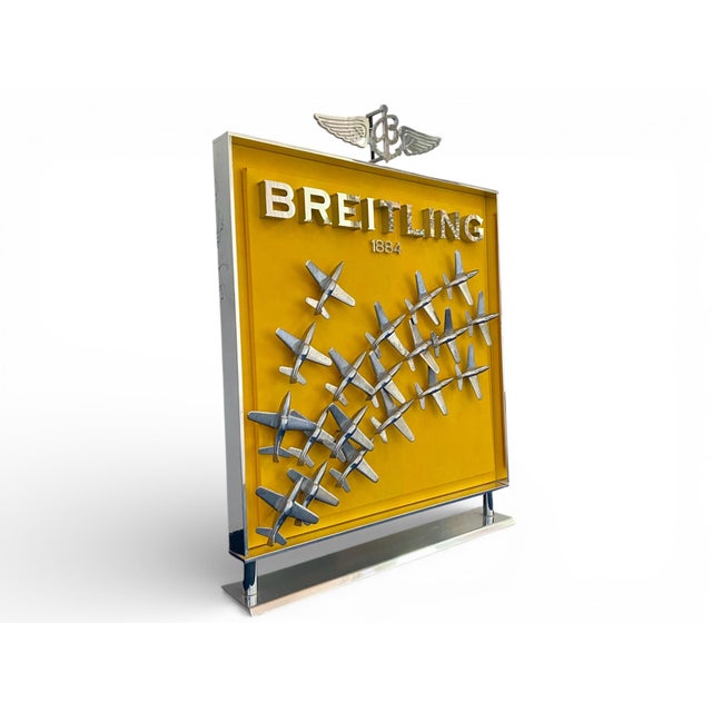 A large-scale three-dimensional aviation-themed retail display produced for authorised Breitling retailers in the early...