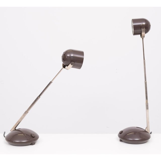 Vintage Telescope German Table Lamps by Eichhof, 1970s, Set of 2 For Sale - Image 10 of 10