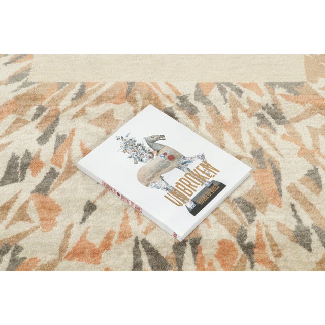 Textile Oversized Contemporary French Art Deco Style Rug With Medallion, by Rug & Kilim, India For Sale - Image 7 of 7