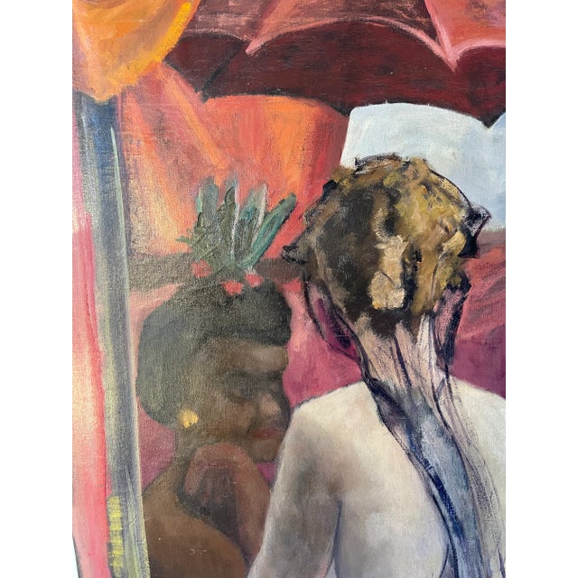 "Between Acts"Orginal Oil on Canvas Hazel Schmitkonswas Painter Hazel Schmitkonswas June 18, 1902 - October 22, 1994