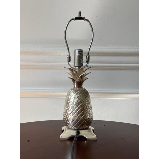 Vintage Petite Pineapple Lamps - A Pair For Sale - Image 13 of 16