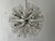 A rare 10 light snowflake sputnik chandelier designed by Emill Stejnar for Nikoll. This will be arriving completely newly...