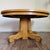 Vintage Tiger Oak Round Pedestal Dining Table For Sale - Image 10 of 15