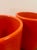 1960s 1960s Gainey Ceramics Ac-8 Orange Architectural Planters - Pair For Sale - Image 5 of 10
