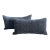 Navy Geometric Print Decorative Pillows - Pair For Sale